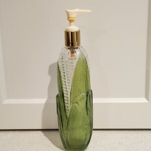 Avon Green and Gold Corn-Shaped Dispenser